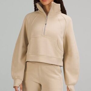 Lululemon Scuba Half Zip Funnel Neck Oversized Pullover